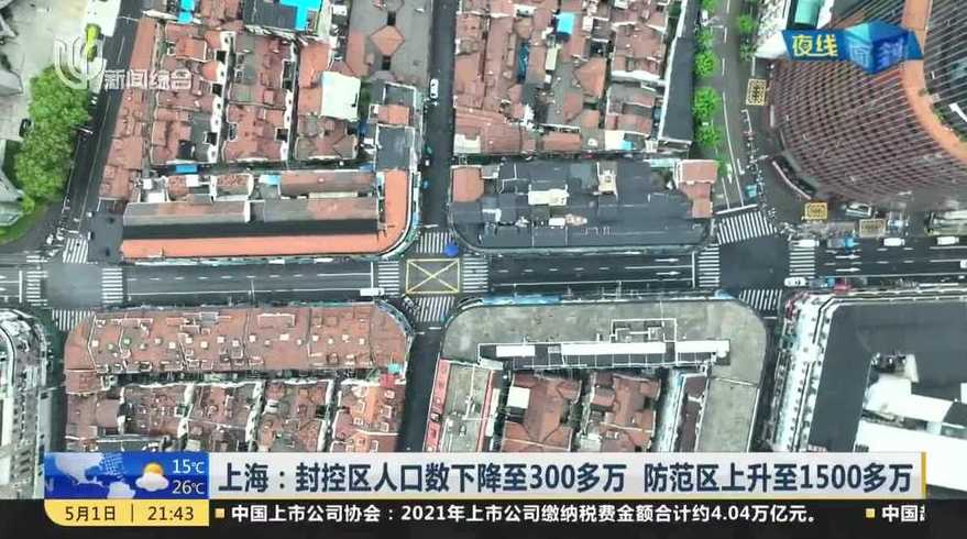 上海封控区人数明显下降(上海封闭了吗?)