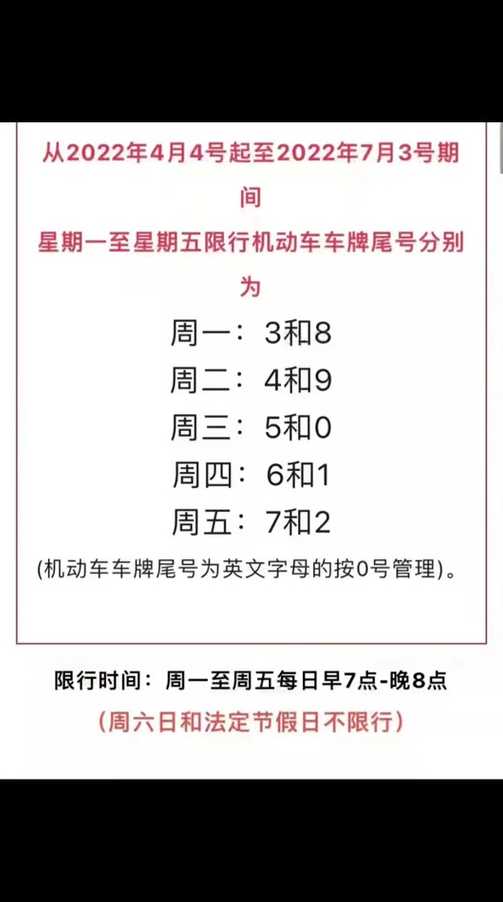 北京限号时间早上几点到晚上几点(北京限号晚上8点以后还限吗)