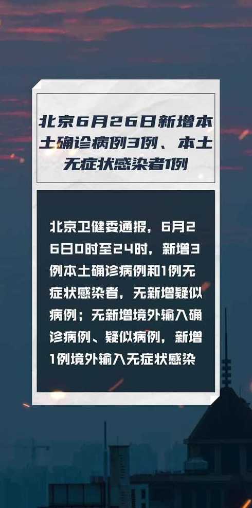 北京新增确诊【北京新增确诊病例最新消息】