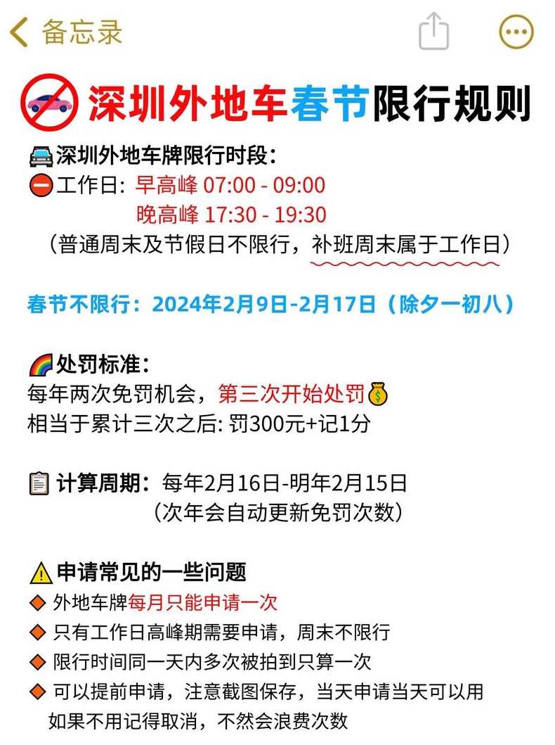 深圳限行时间2020春节〖2021春节深圳限行时间和范围〗