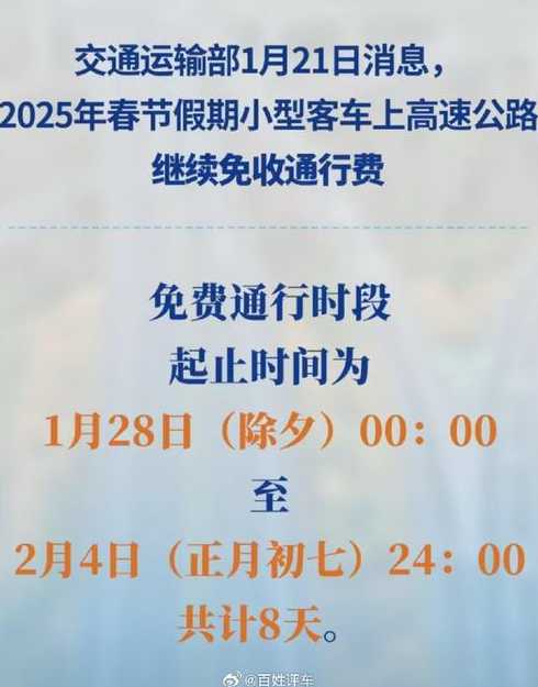 过路费什么时候免费【春节过路费什么时候免费】