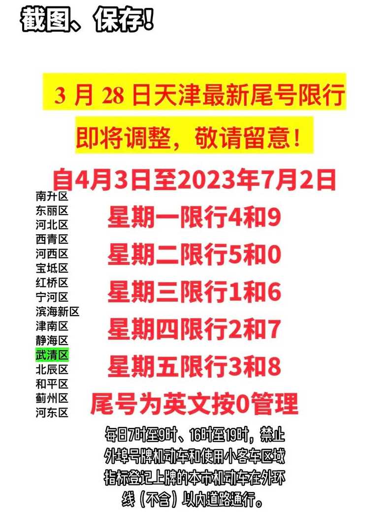天津为什么暂停限行〖天津市为什么明天不限行的短视频〗