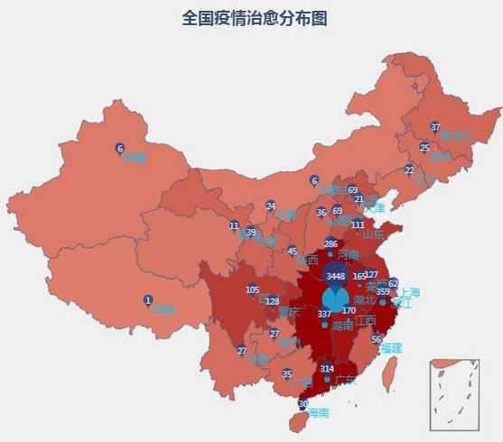 中国疫情各地最新数据（中国疫情各省分布图）