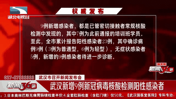 武汉新增新冠阳性感染者9例(武汉新确诊新型肺炎198例)