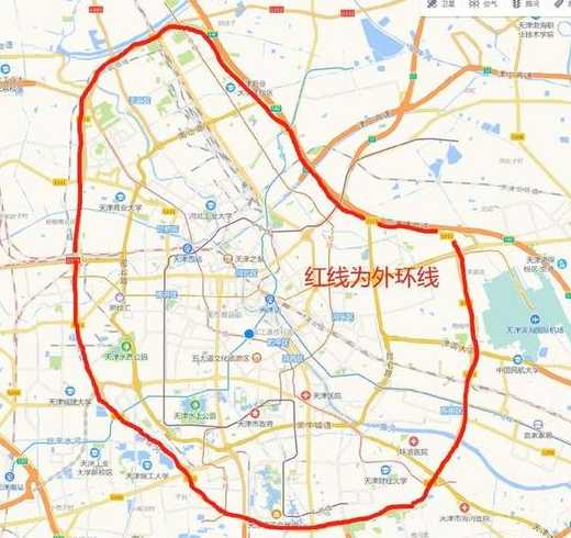 天津限行区域（外地车进天津限行区域）