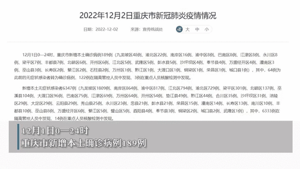 重庆最新疫情最新消息〖重庆最新疫情实时动态〗