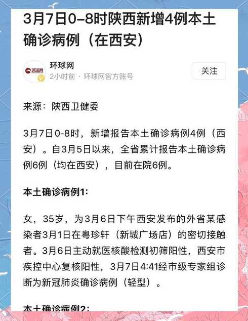 西安新冠疫情最新情况(西安新冠最新消息)