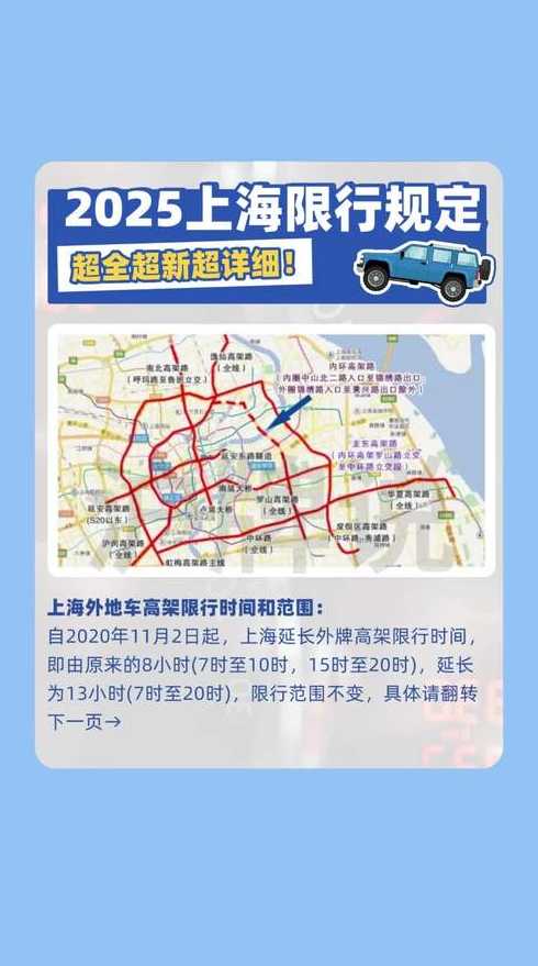 外地车辆在上海限行规定〖上海限行2025最新规定〗