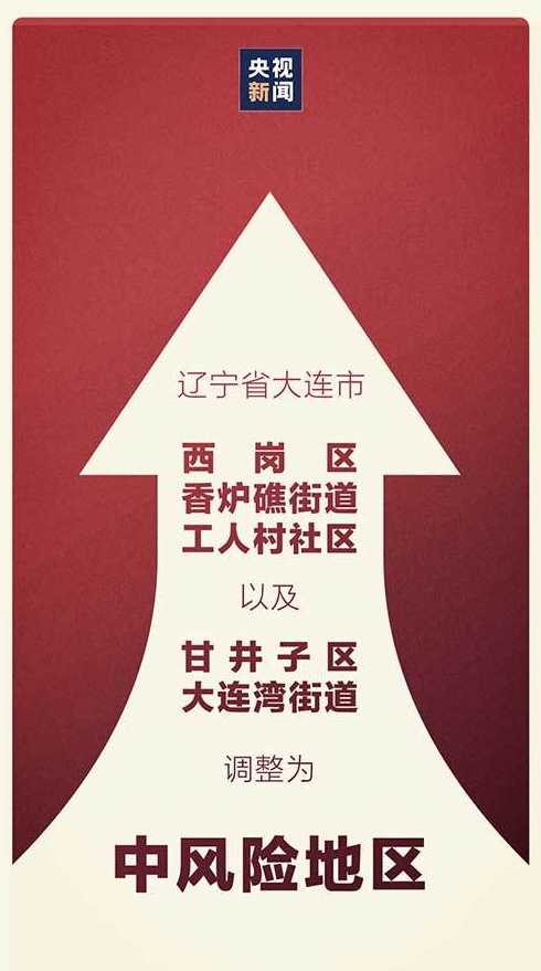 大连市新增14个中风险地区(大连又一地升级为中风险地区)