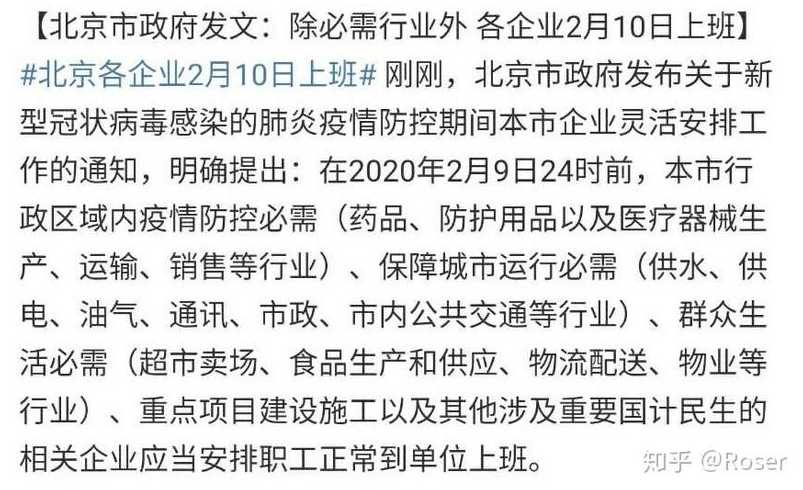 北京复工时间【2021北京复工时间在几月几号】