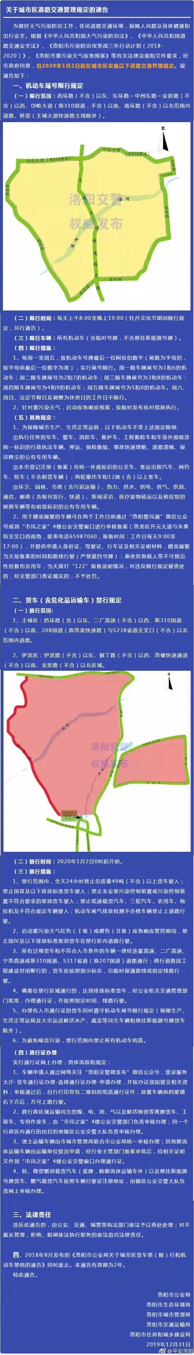 洛阳限号2020最新通知12月份【洛阳限号2021年9月最新通知】
