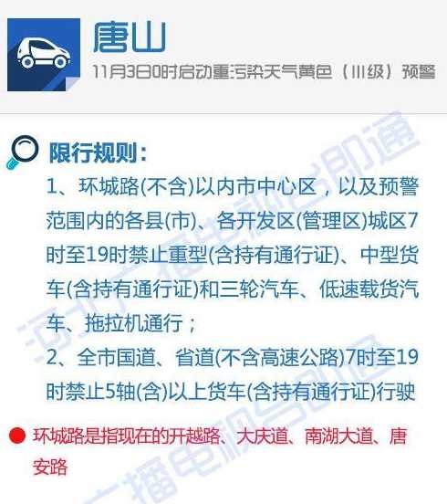 河北唐山限行处罚标准最新【河北唐山限行处罚标准最新规定】